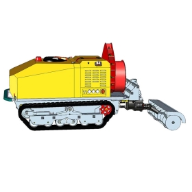 Remote Control Orchard Sprayer Drawing